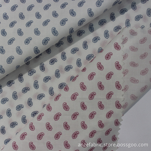 100% cotton poplin paisley pattern fabric for garment